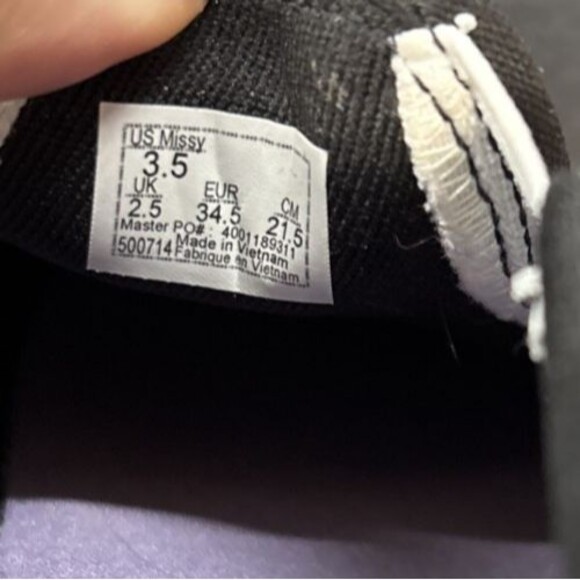 Vans Girls Slip On US Size 3.5 Rainbow Canvas Shoes - Picture 4 of 4